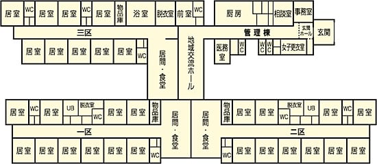 施設間取り図